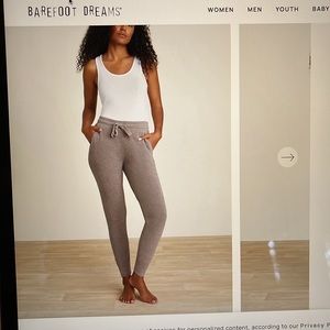 Barefoot Dreams Cozychic Ultra Lite Ribbed Joggers Md